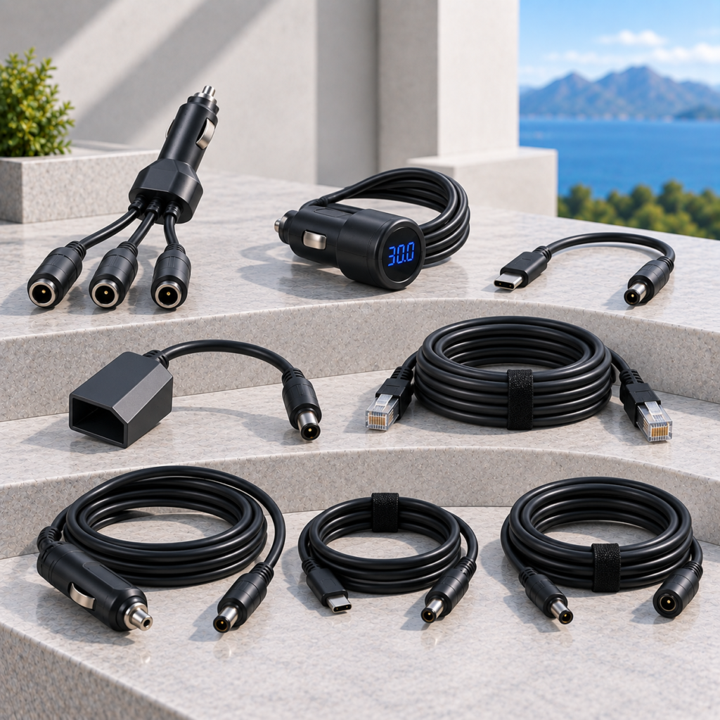 Starlink compatible cables and adapters for power and data connections